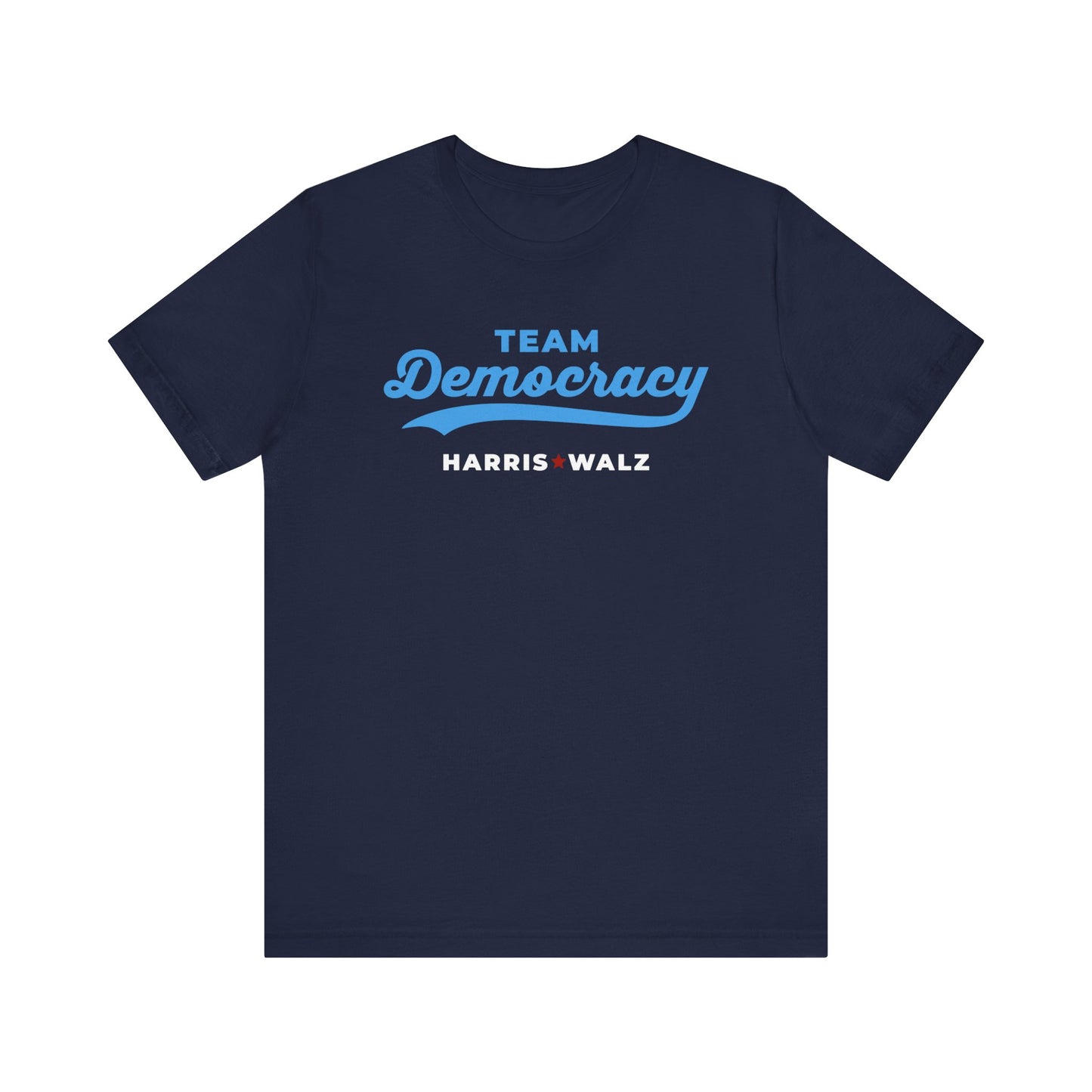 Team Democracy Harris Walz Unisex T-Shirt