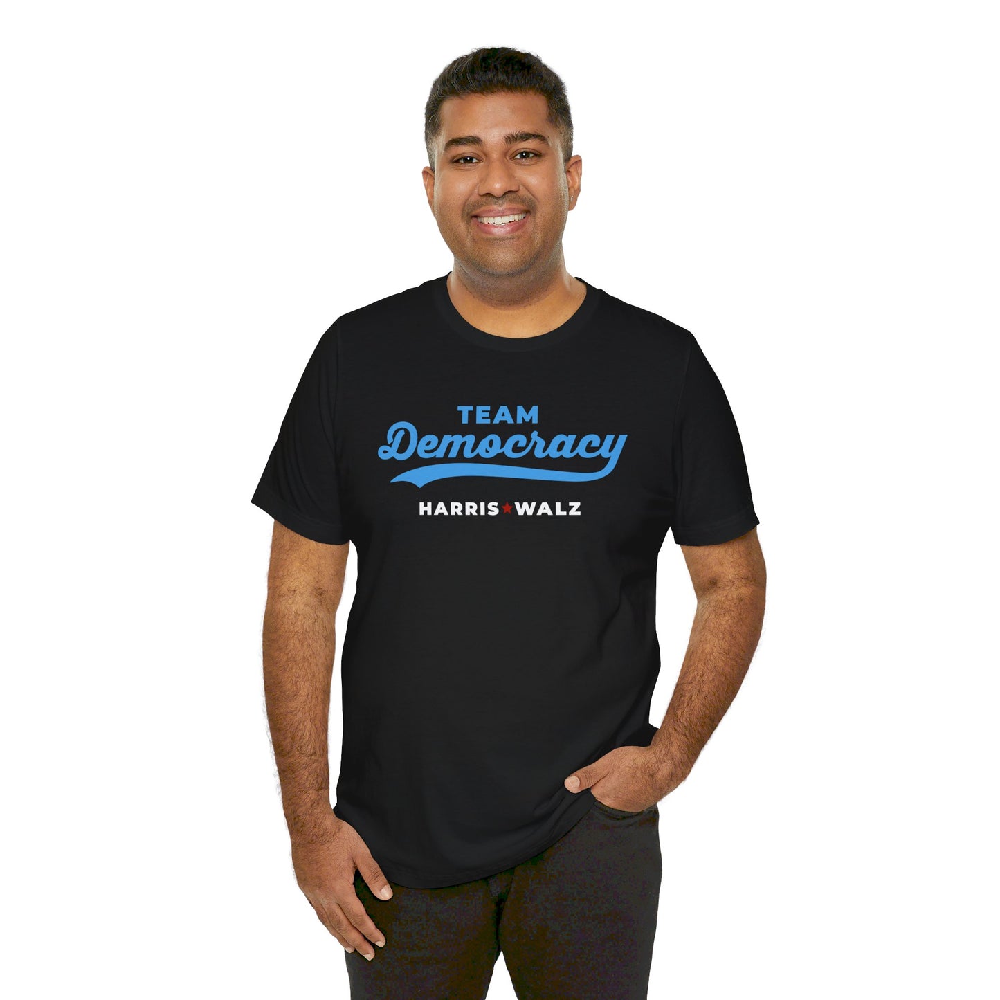 Team Democracy Harris Walz Unisex T-Shirt