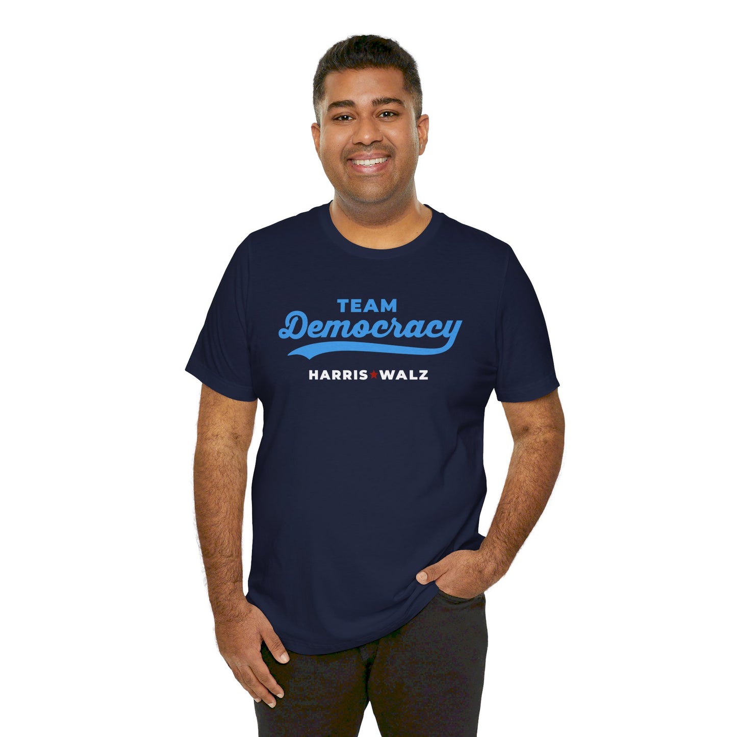 Team Democracy Harris Walz Unisex T-Shirt