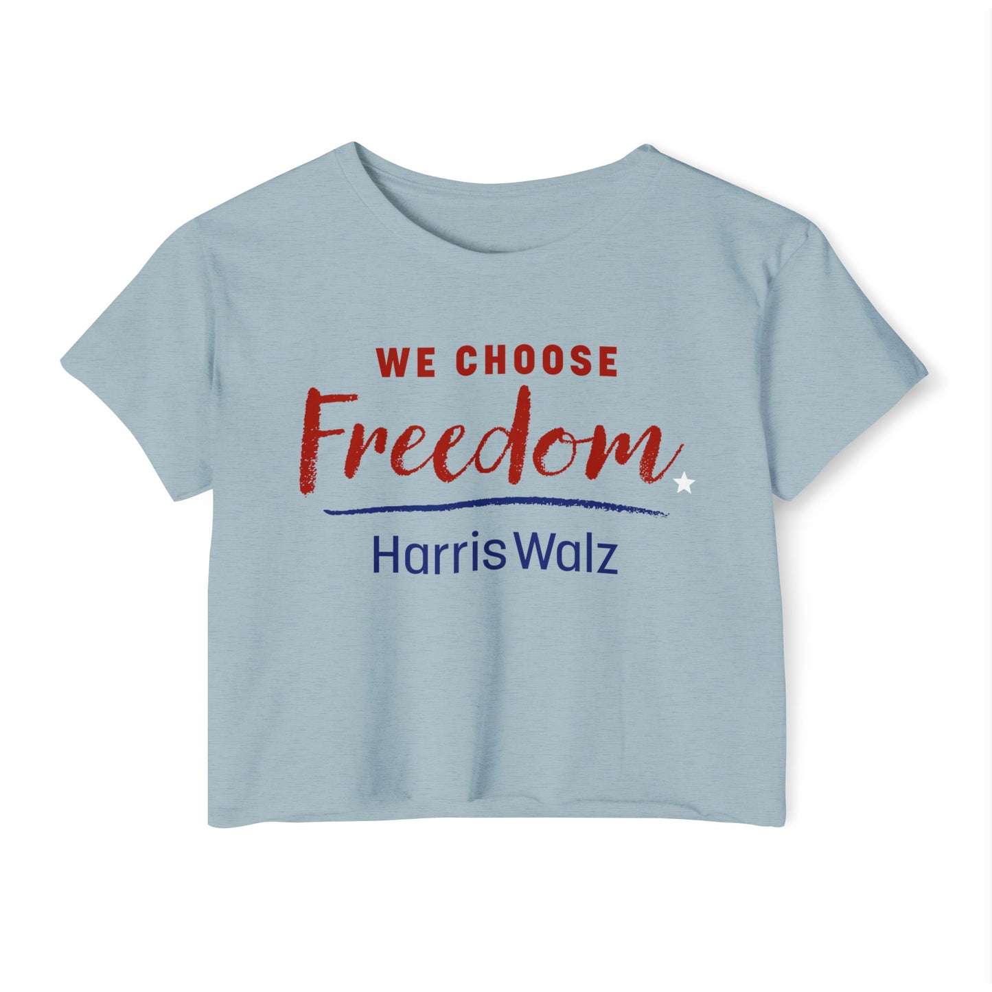 Women's We Choose Freedom Women's CROP Top