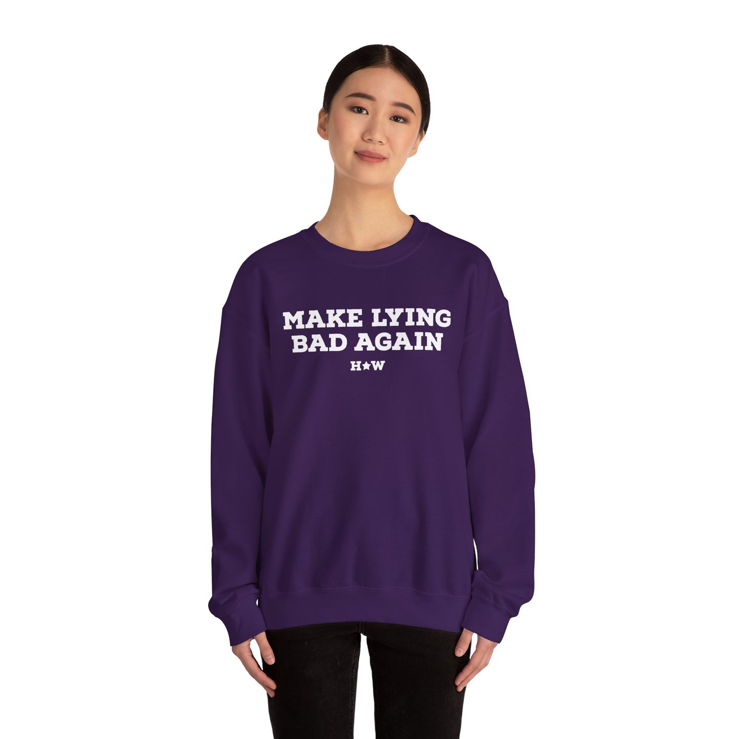 Make Lying Bad Again Unisex Crewneck Sweatshirt