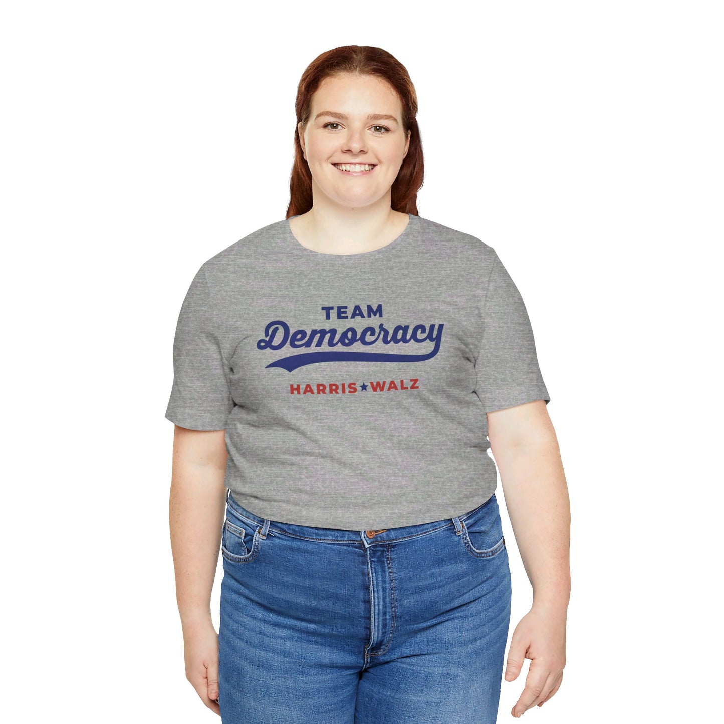 Team Democracy Harris Walz Unisex T-Shirt