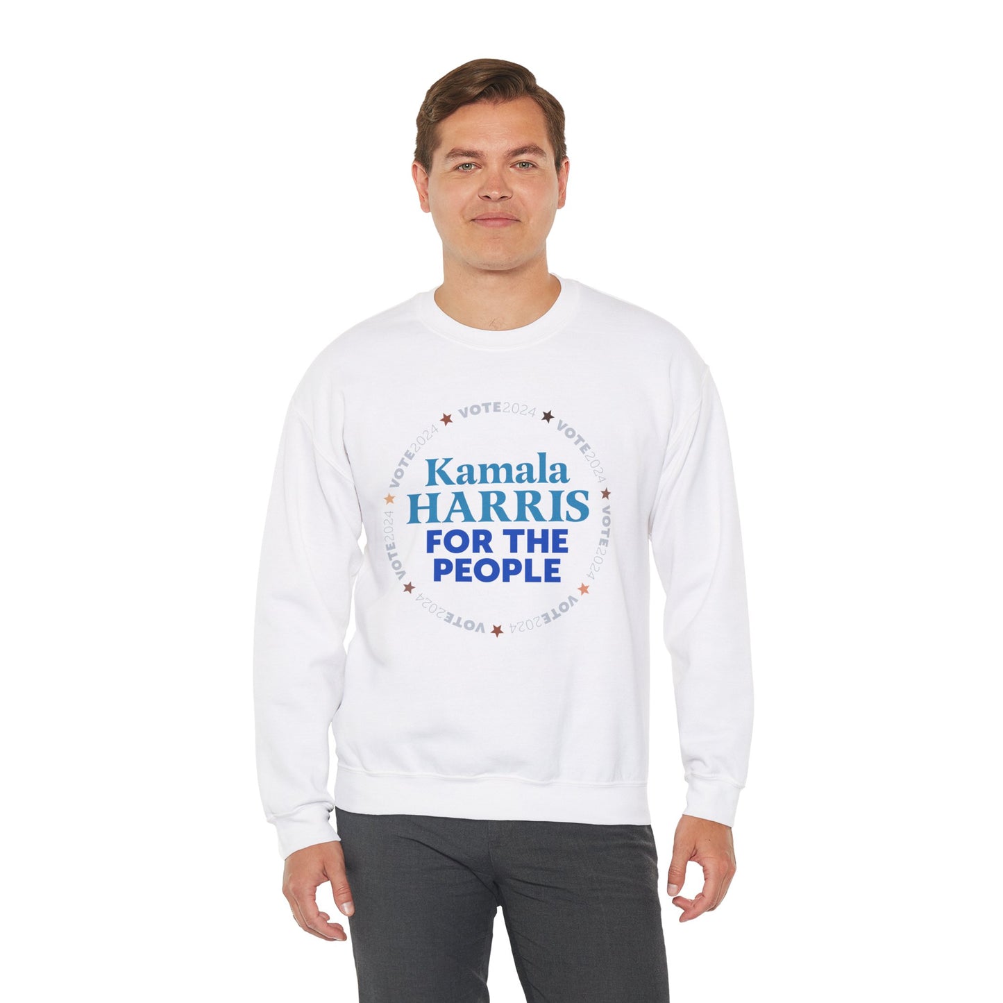 Kamala Harris For The People Unisex Crewneck Sweatshirt