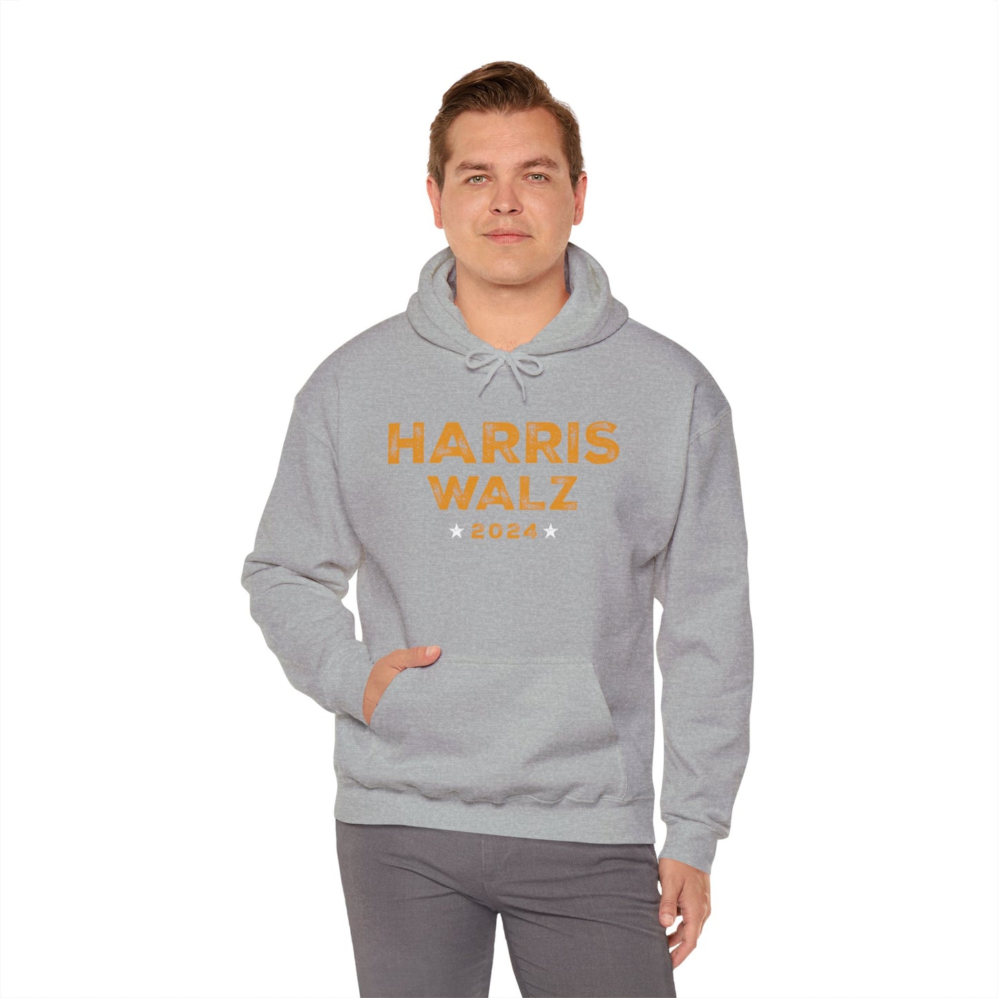 Harris Walz 2024 Unisex Heavy Blend™ Hooded Sweatshirt