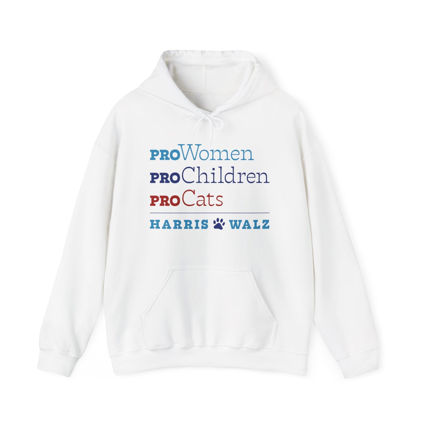 Pro-Women Pro-Children Pro-Cats Unisex Heavy Blend™ Hooded Sweatshirt