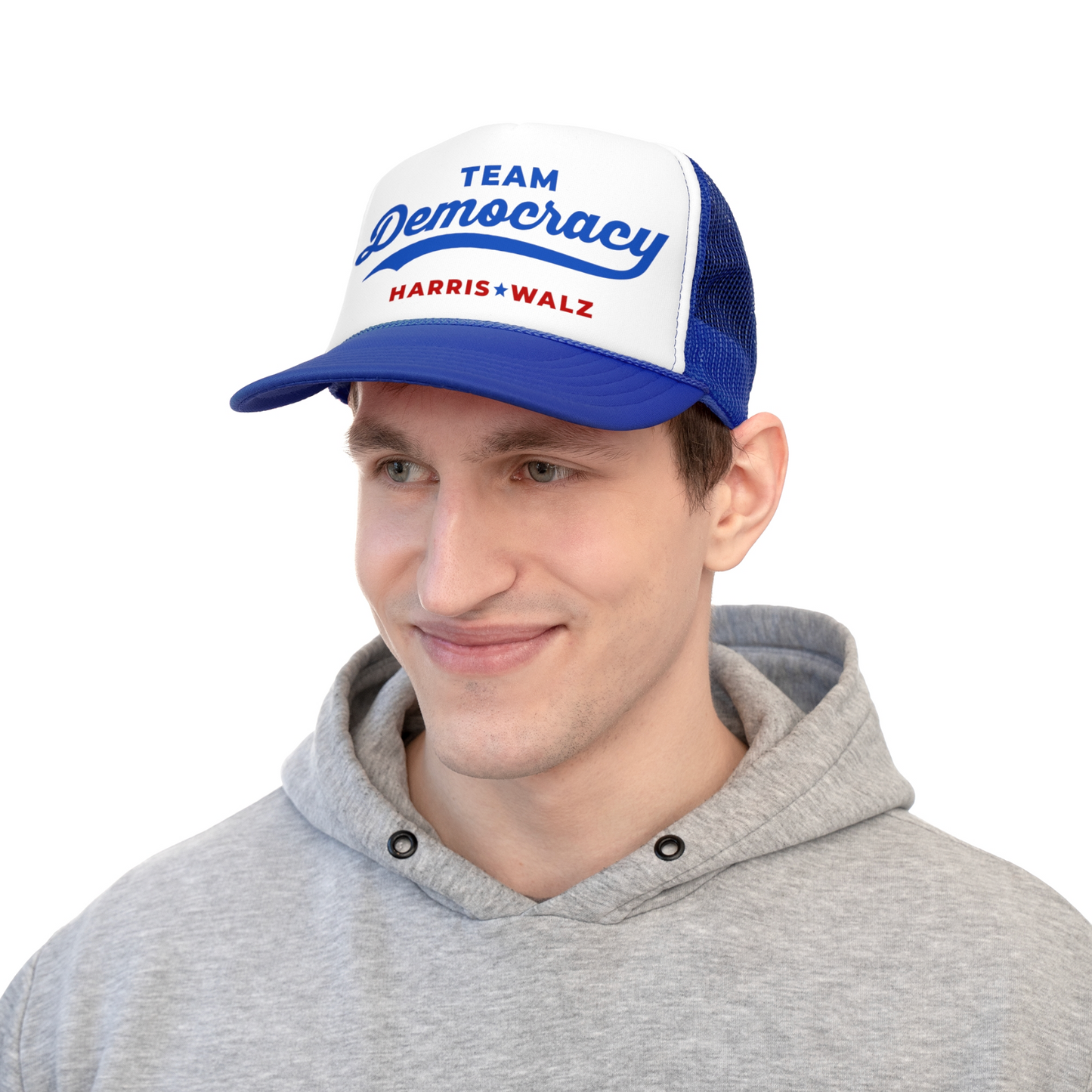 Team Democracy Harris Walz Trucker Cap